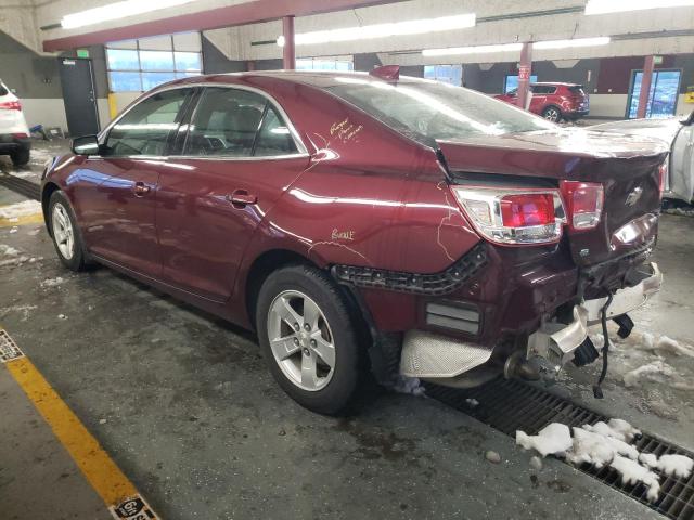 1G11C5SL2FF102298 - 2015 CHEVROLET MALIBU 1LT MAROON photo 2