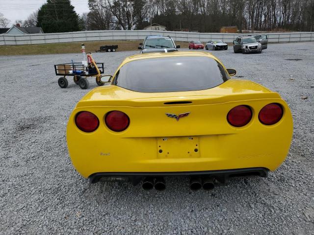 1G1YY26U675129738 - 2007 CHEVROLET CORVETTE YELLOW photo 6