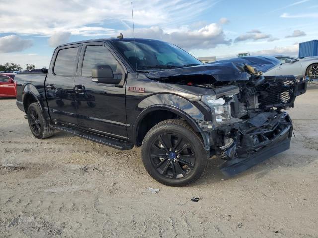 1FTEW1EP1LFB65167 - 2020 FORD F150 SUPERCREW BLACK photo 4