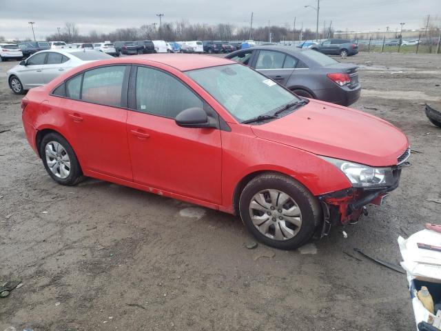 1G1PA5SHXE7346642 - 2014 CHEVROLET CRUZE LS RED photo 4