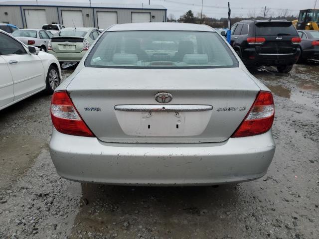 4T1BE32K03U203795 - 2003 TOYOTA CAMRY LE SILVER photo 6