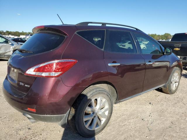 JN8AZ1MW2DW314755 - 2013 NISSAN MURANO S BURGUNDY photo 3