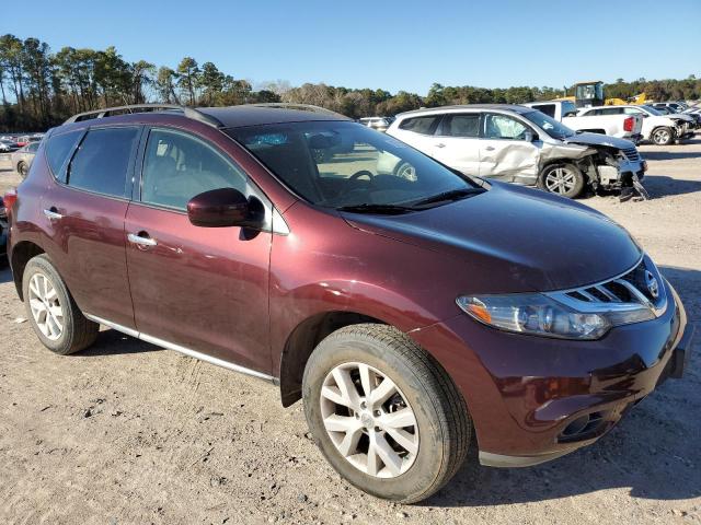 JN8AZ1MW2DW314755 - 2013 NISSAN MURANO S BURGUNDY photo 4