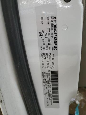 2C4RC1BG6FR619554 - 2015 CHRYSLER TOWN & COU TOURING WHITE photo 12