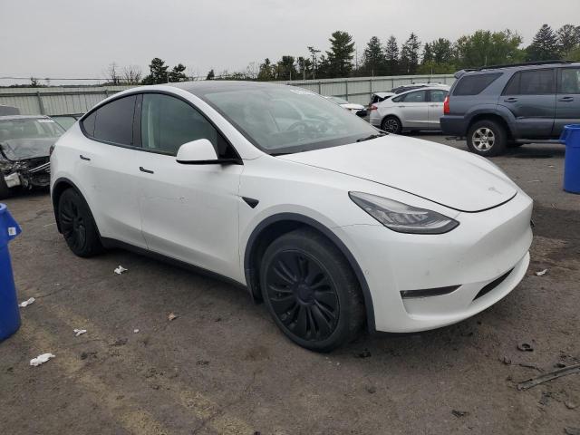5YJYGDED4MF109618 - 2021 TESLA MODEL Y أبيض صورة 4