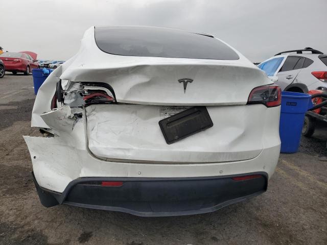 5YJYGDED4MF109618 - 2021 TESLA MODEL Y أبيض صورة 6
