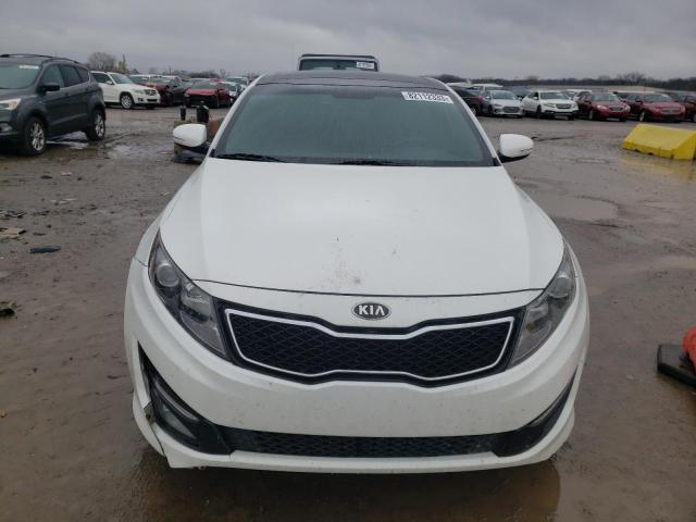 5XXGR4A63DG099271 - 2013 KIA OPTIMA SX WHITE photo 5