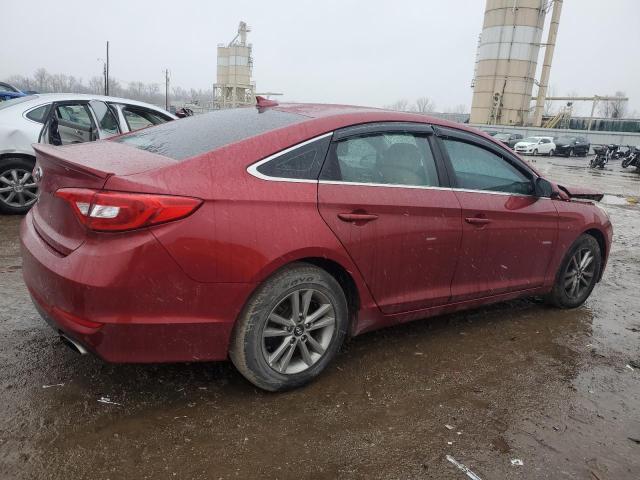 5NPE24AF5FH141314 - 2015 HYUNDAI SONATA SE RED photo 3