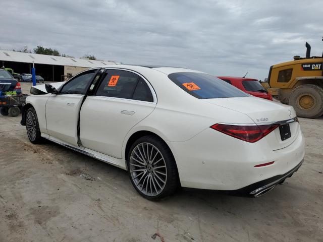 W1K6G7GB5PA235204 - 2023 MERCEDES-BENZ S 580 4MATIC WHITE photo 2