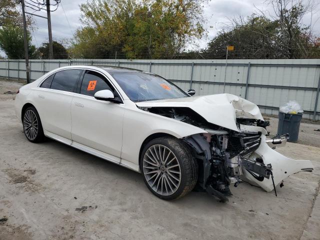 W1K6G7GB5PA235204 - 2023 MERCEDES-BENZ S 580 4MATIC WHITE photo 4