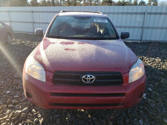 JTMBD33V075067670 - 2007 TOYOTA RAV 4 RED photo 5