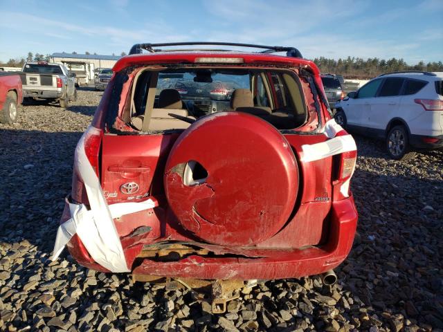 JTMBD33V075067670 - 2007 TOYOTA RAV 4 RED photo 6