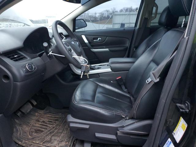 2FMDK3GC0EBB63777 - 2014 FORD EDGE SE BLACK photo 7