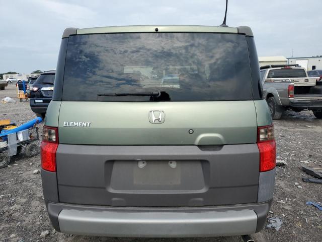5J6YH18695L011914 - 2005 HONDA ELEMENT EX GREEN photo 6