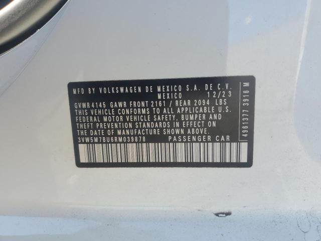 3VW5M7BU6RM039878 - 2024 VOLKSWAGEN JETTA S თეთრი ფოტო 12