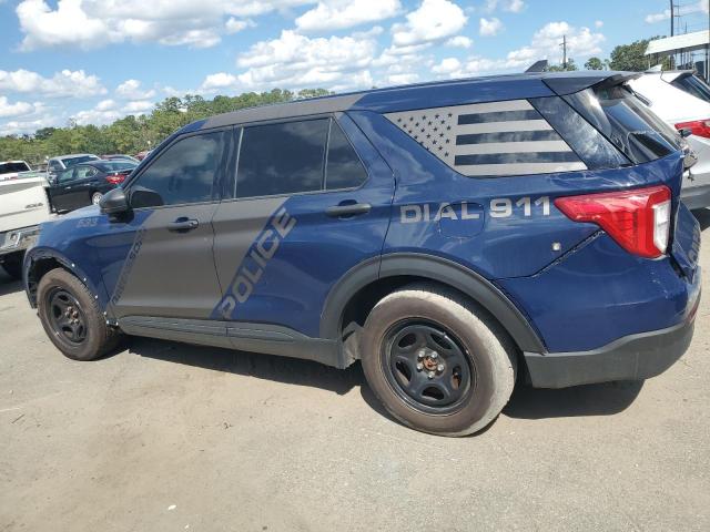 1FM5K8AC6PGA34268 - 2023 FORD EXPLORER POLICE INTERCEPTOR Көк фото 2