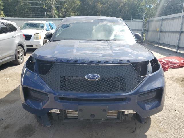1FM5K8AC6PGA34268 - 2023 FORD EXPLORER POLICE INTERCEPTOR Көк фото 5