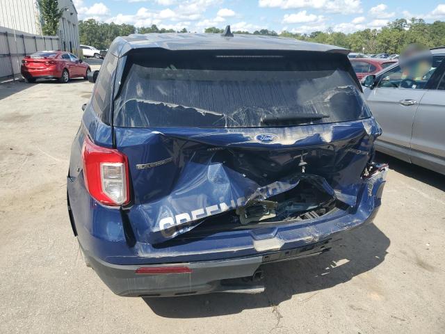 1FM5K8AC6PGA34268 - 2023 FORD EXPLORER POLICE INTERCEPTOR Көк фото 6