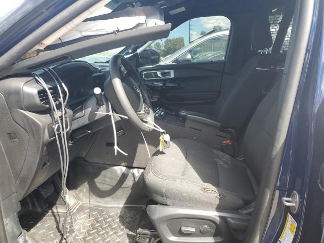 1FM5K8AC6PGA34268 - 2023 FORD EXPLORER POLICE INTERCEPTOR Көк фото 7