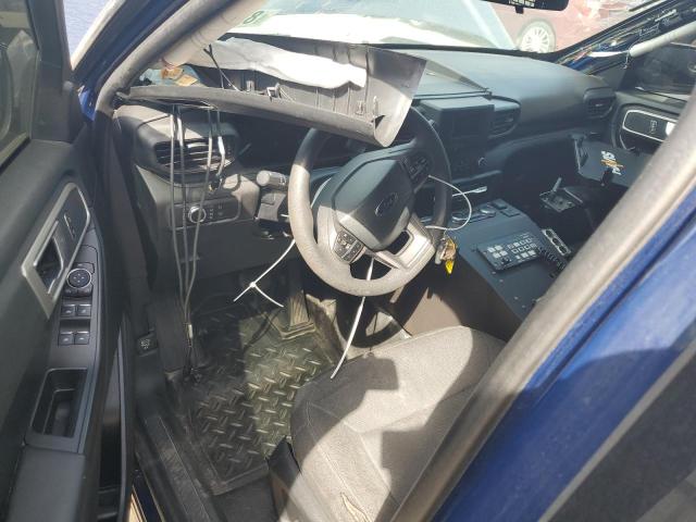 1FM5K8AC6PGA34268 - 2023 FORD EXPLORER POLICE INTERCEPTOR Көк фото 8