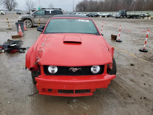 1ZVFT85H265199592 - 2006 FORD MUSTANG GT RED photo 5