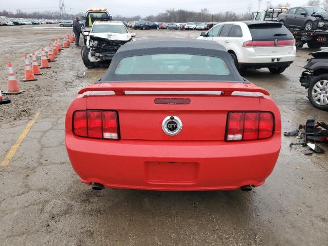 1ZVFT85H265199592 - 2006 FORD MUSTANG GT RED photo 6