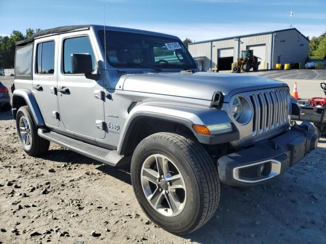 1C4HJXEG4JW115469 - 2018 JEEP WRANGLER UNLIMITED SAHARA 银色 照片 4
