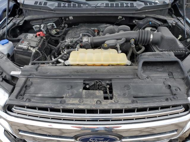 1FTEX1EB5KKD32671 - 2019 FORD F150 SUPER CAB BLUE photo 11