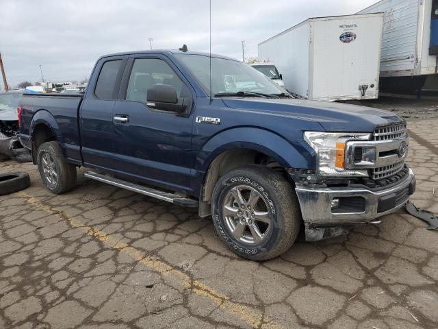 1FTEX1EB5KKD32671 - 2019 FORD F150 SUPER CAB BLUE photo 4