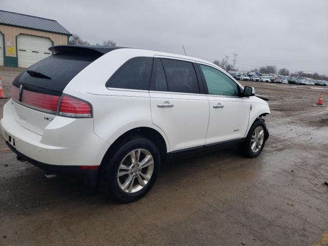 2LMDJ8JCXABJ09992 - 2010 LINCOLN MKX WHITE photo 3