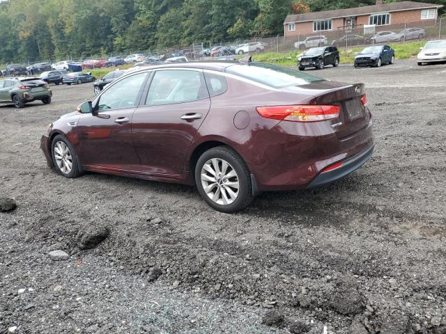 5XXGU4L38GG031313 - 2016 KIA OPTIMA EX RED photo 2