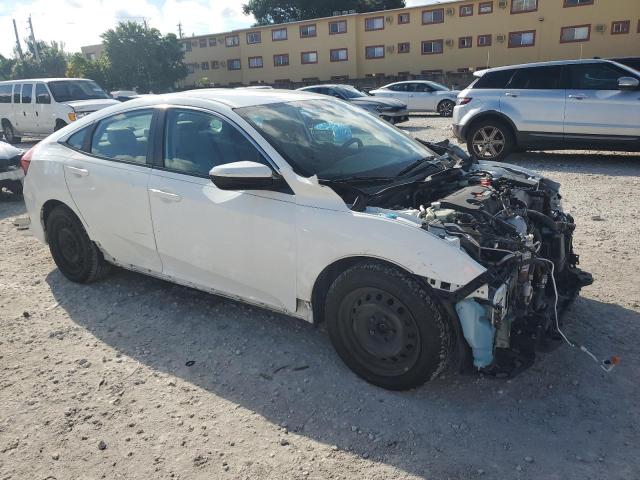 19XFC2F51JE033520 - 2018 HONDA CIVIC LX WHITE photo 4