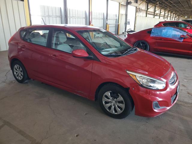 KMHCT5AE0HU305008 - 2017 HYUNDAI ACCENT SE RED photo 4