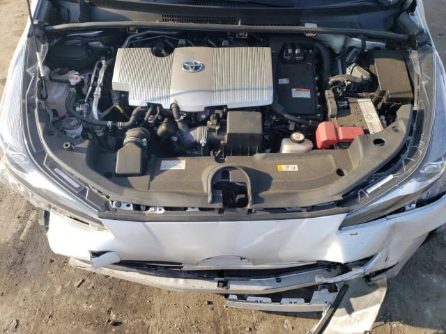 JTDKAMFU4N3168107 - 2022 TOYOTA PRIUS NIGHT SHADE Сріблястий фото 11