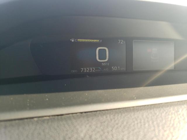 JTDKAMFU4N3168107 - 2022 TOYOTA PRIUS NIGHT SHADE Сріблястий фото 9