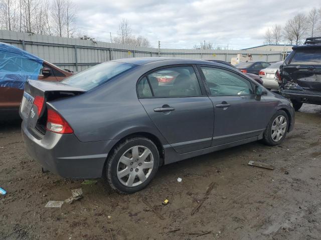 19XFA16569E000668 - 2009 HONDA CIVIC LX CHARCOAL photo 3