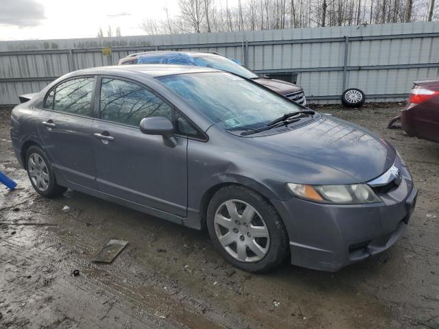 19XFA16569E000668 - 2009 HONDA CIVIC LX CHARCOAL photo 4