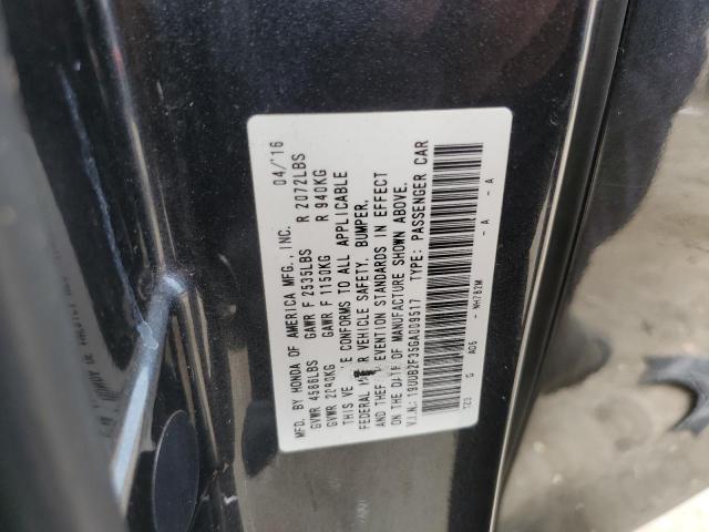 19UUB2F35GA009517 - 2016 ACURA TLX CHARCOAL photo 12
