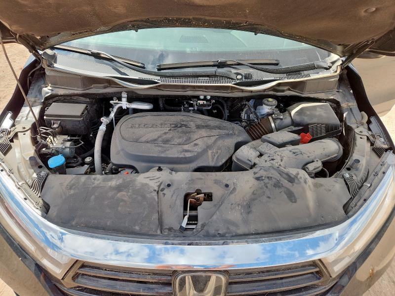 5FNRL6H65RB063765 - 2024 HONDA ODYSSEY EXL BLACK photo 12