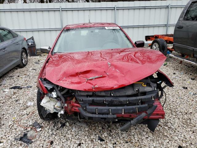 3FAHP0GA4CR320283 - 2012 FORD FUSION S RED photo 5