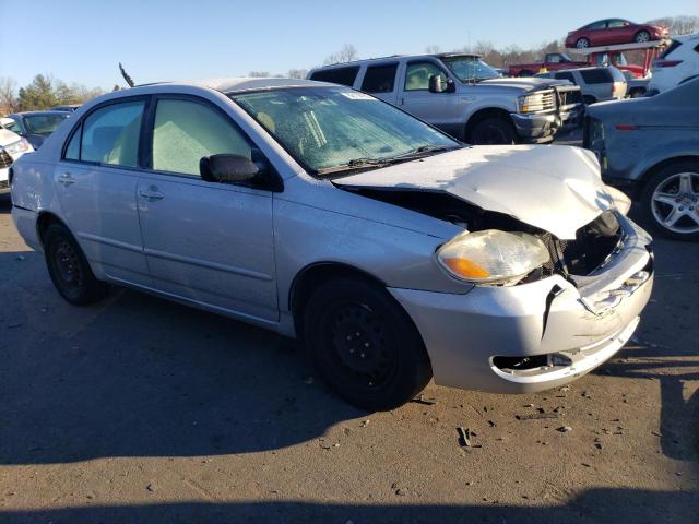 2T1BR30E85C377538 - 2005 TOYOTA COROLLA CE SILVER photo 4