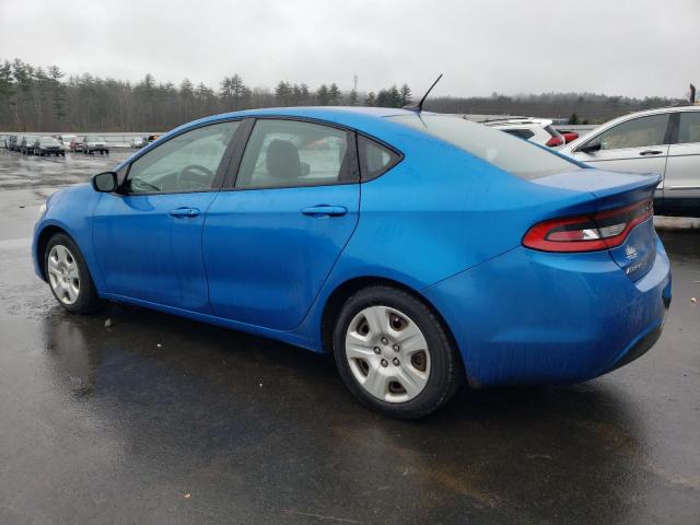 1C3CDFAA2FD406105 - 2015 DODGE DART SE BLUE photo 2