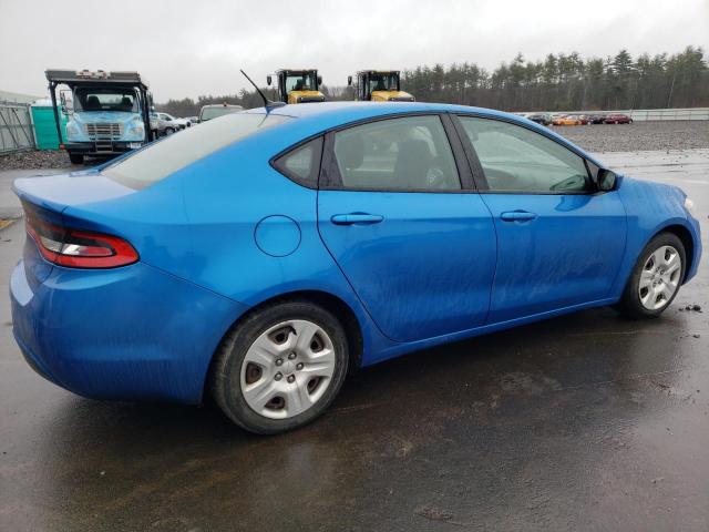 1C3CDFAA2FD406105 - 2015 DODGE DART SE BLUE photo 3