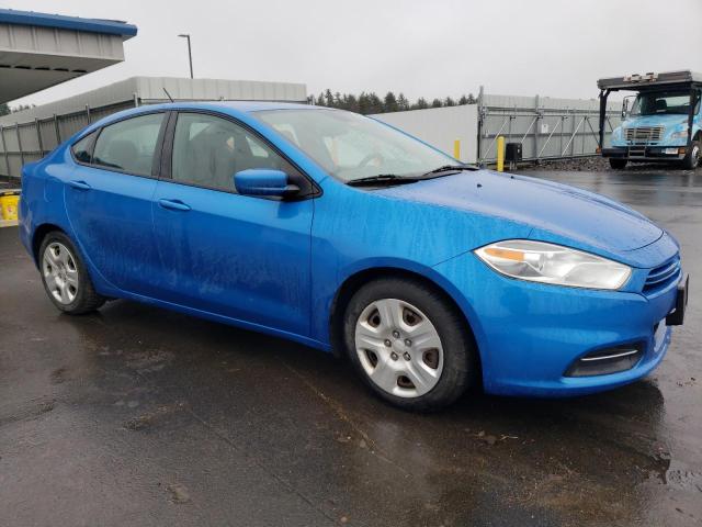 1C3CDFAA2FD406105 - 2015 DODGE DART SE BLUE photo 4