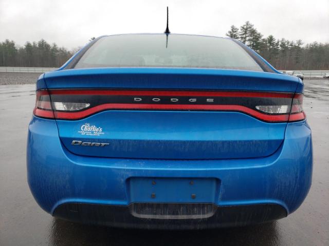 1C3CDFAA2FD406105 - 2015 DODGE DART SE BLUE photo 6