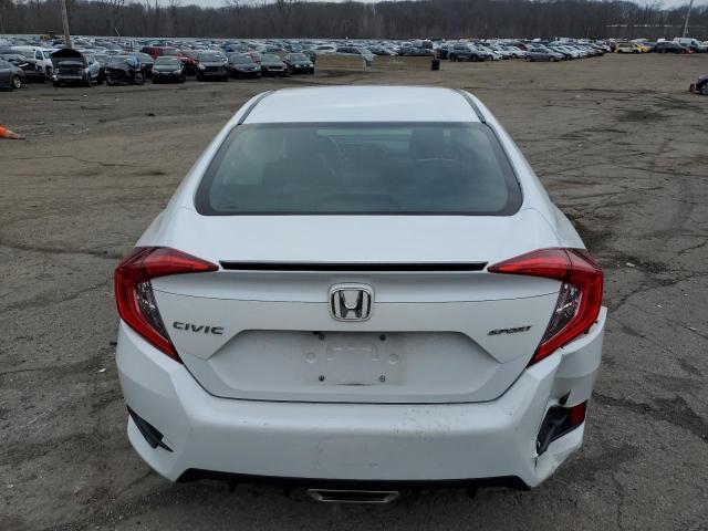 2HGFC2F80MH540042 - 2021 HONDA CIVIC SPORT WHITE photo 6