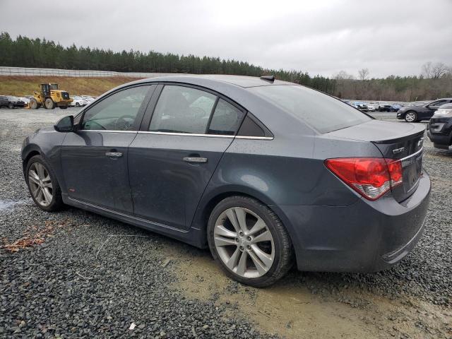 1G1PG5SB5D7196416 - 2013 CHEVROLET CRUZE LTZ GRAY photo 2