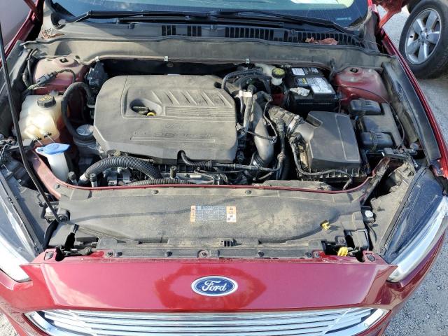 1FA6P0HD3G5114428 - 2016 FORD FUSION SE BURGUNDY photo 11