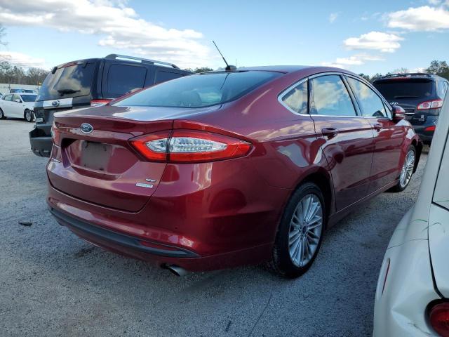 1FA6P0HD3G5114428 - 2016 FORD FUSION SE BURGUNDY photo 3