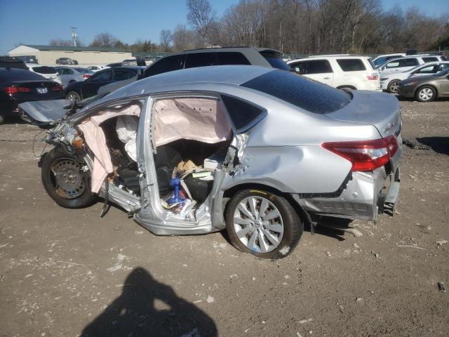 3N1AB7AP7KY405142 - 2019 NISSAN SENTRA S SILVER photo 2